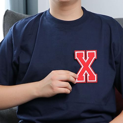 Miniatura 594 de Parches de letras termo-adhesivas de alta calidad – Lindas letras para ropa – Parche universitario para ropa – Letras bordadas de 4 1/2 parches