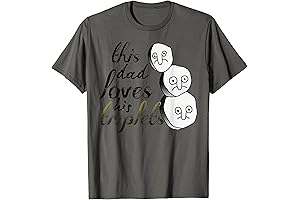 This Dad Loves His Triplets T-Shirt-The most adorable way to celebrate your special bond