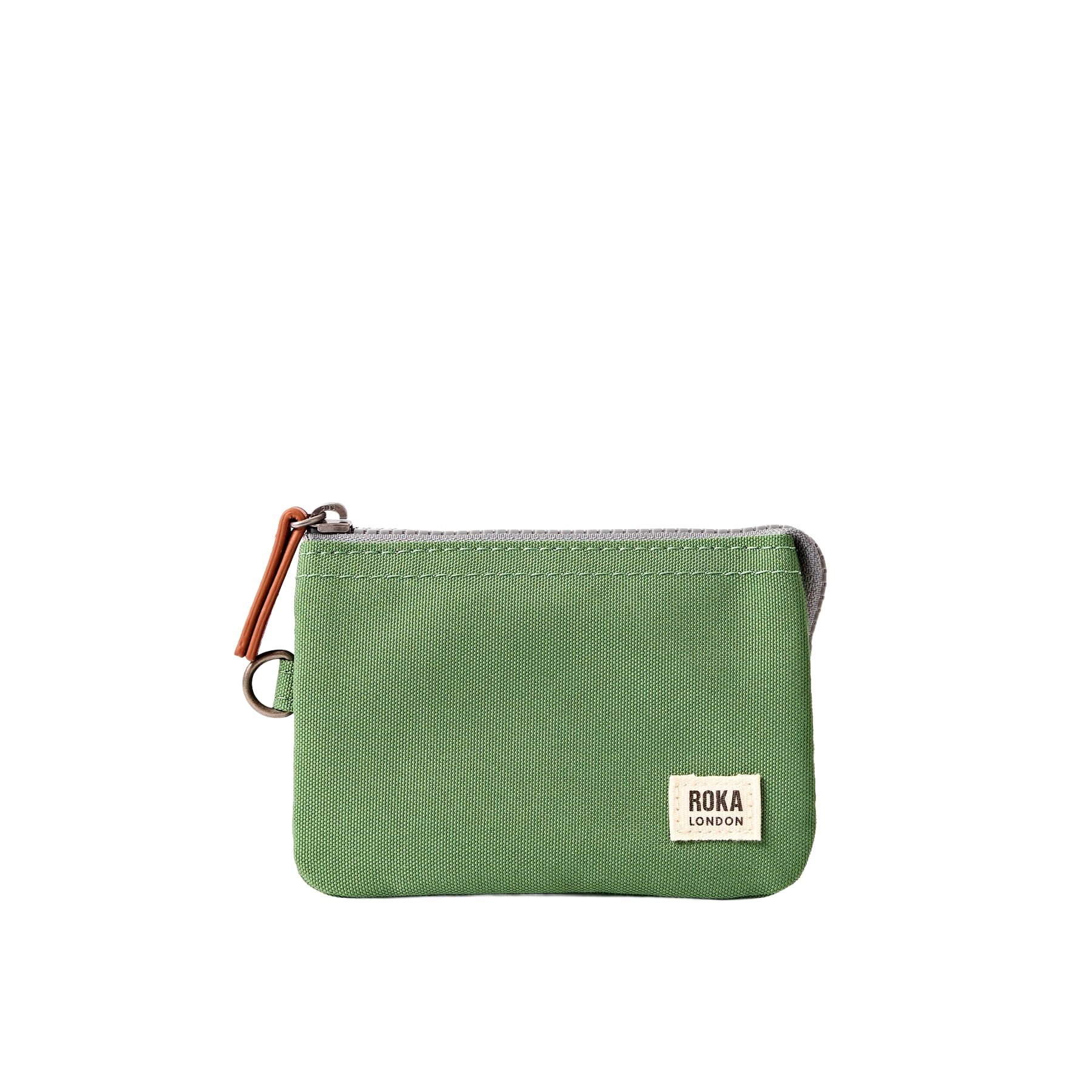 Portafoglio Roka Of London Carnaby Medium Zip &ndash; Tela Riciclata Strisce Multicolor