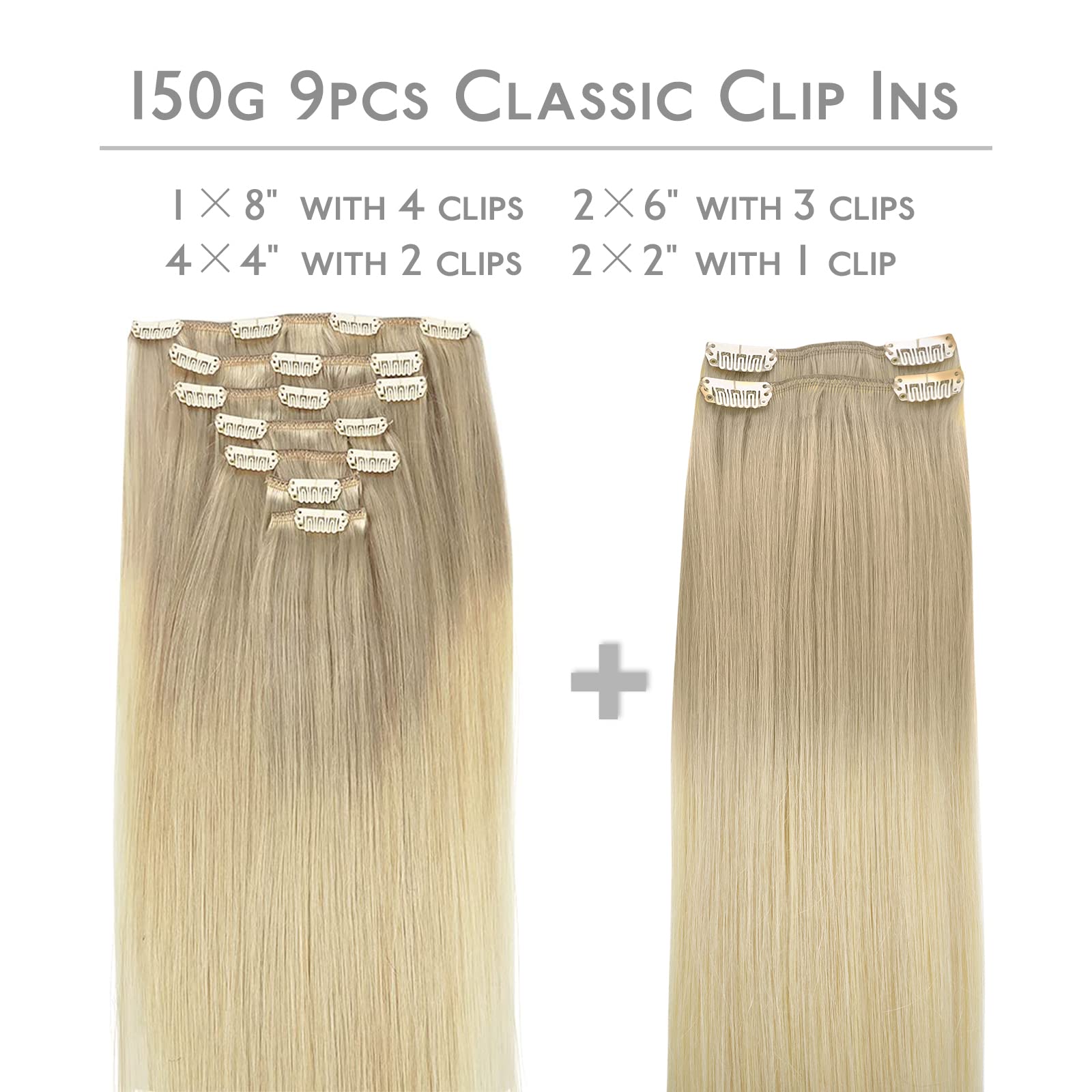 WENNALIFE Clip in Hair Extensions Human Hair 16 Inch 120g 7pcs Dark Brown Hair Extensions Clip in for Women Real Human Hair Double Weft Rallonge Cheveux Humain Extension Real Hair Extensions — view 248
