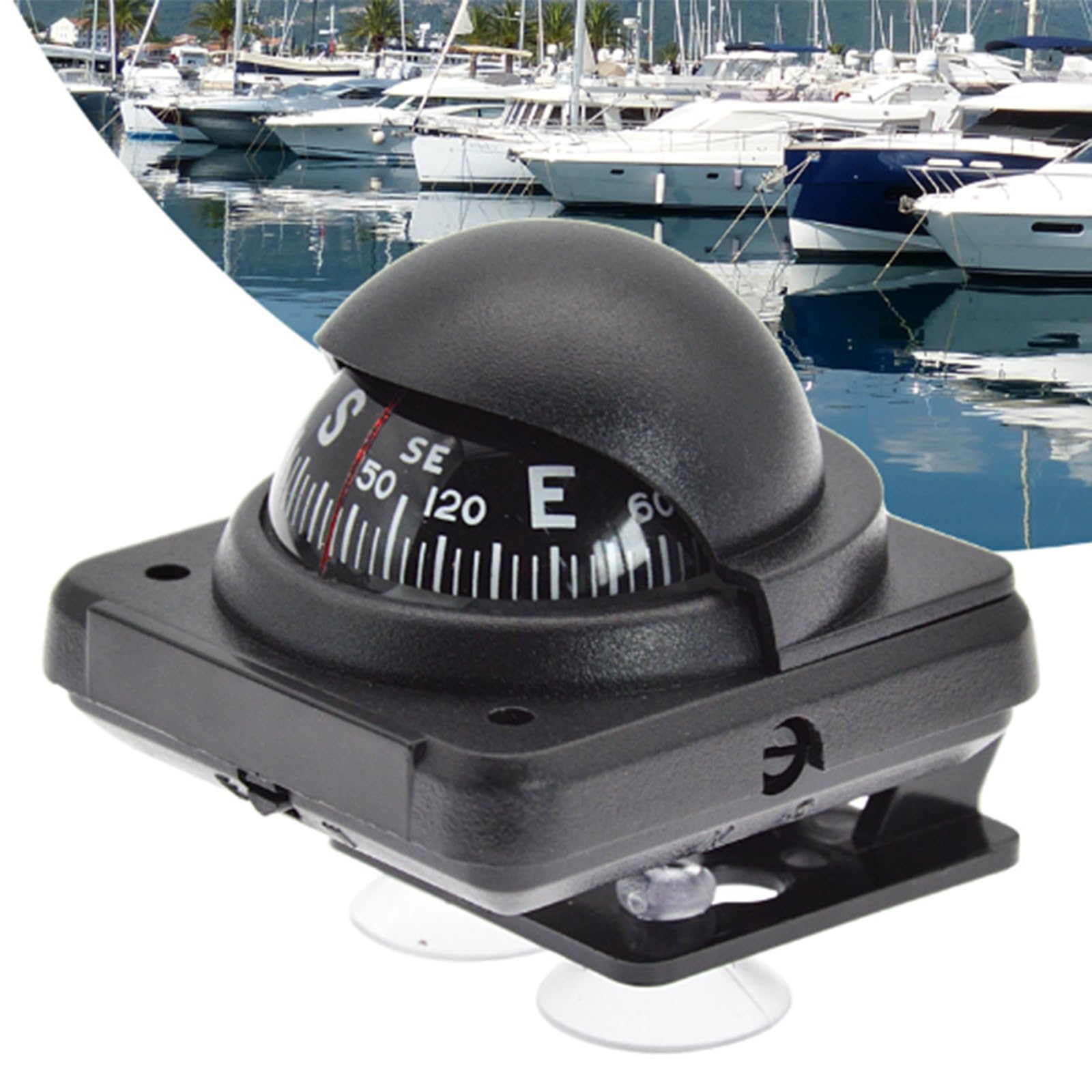 Durability Vehicle Compasses with Waterproofed Portables Navigation Compasses for Outdoor and Marine Navigation