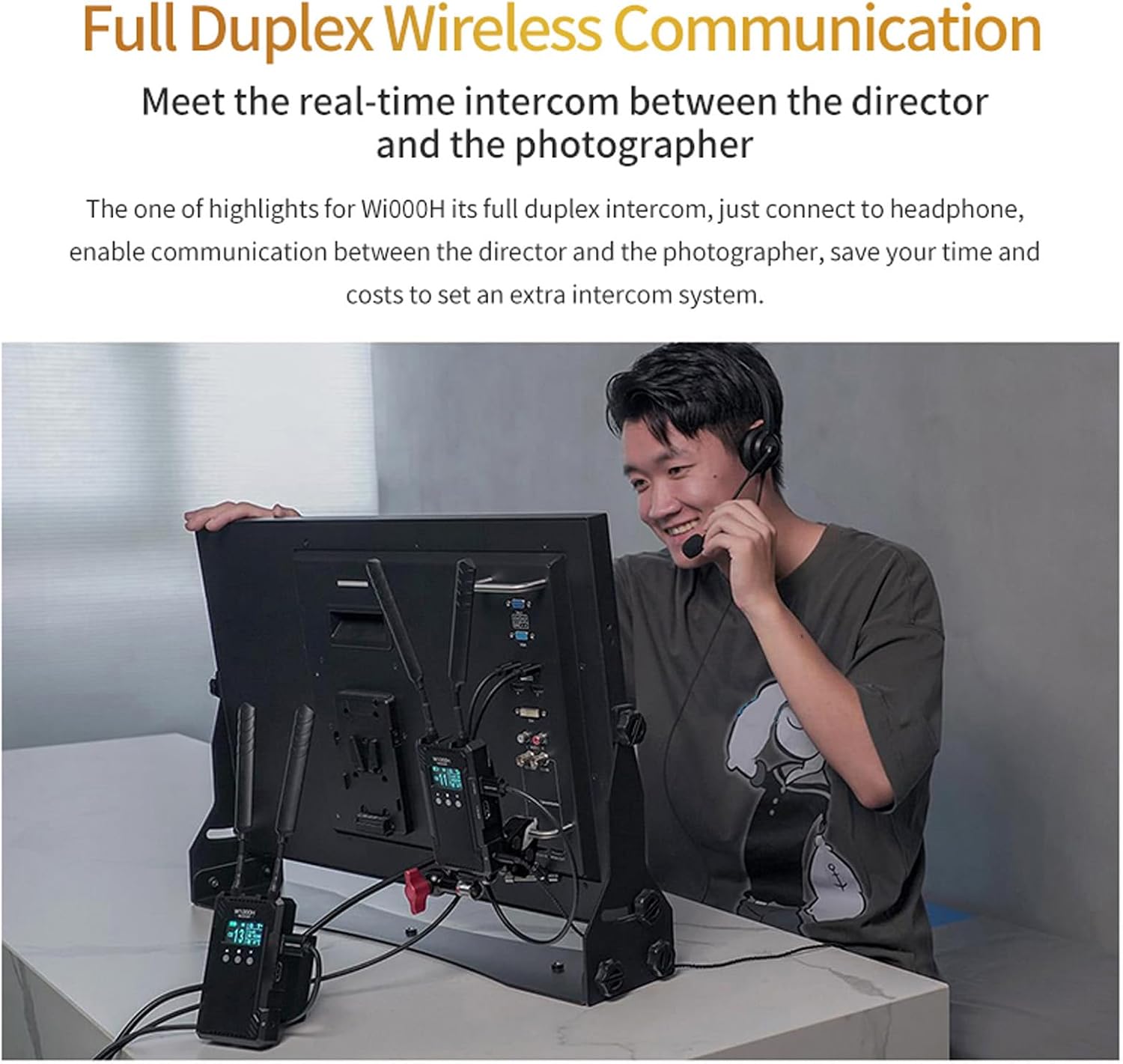 Zopsc Extender Kit, 1080P 60Hz Full HD, Multi Device Switching, Monitoring Function, 1000ft Range, for Smartphone, Tablet