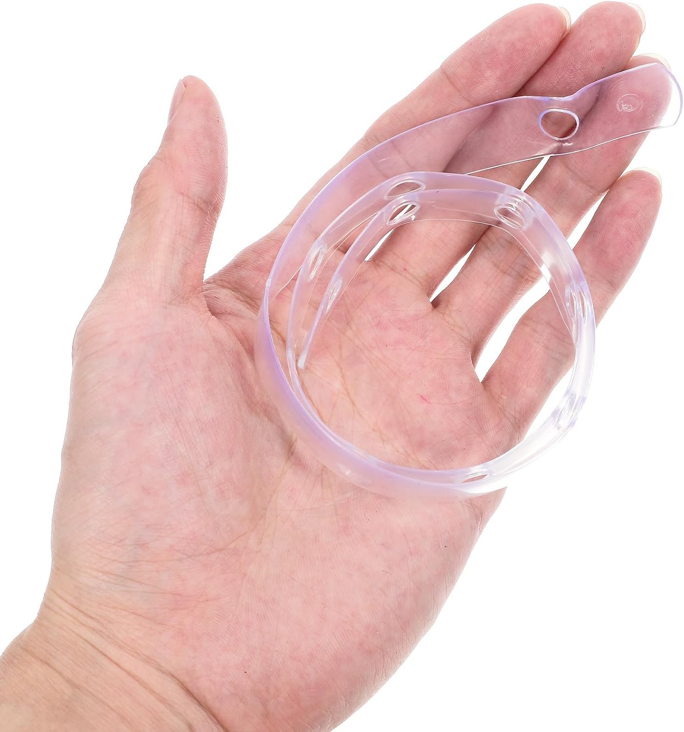 10pcs Plastic Hanger Strips for Pants and Tops, Closet Connectors