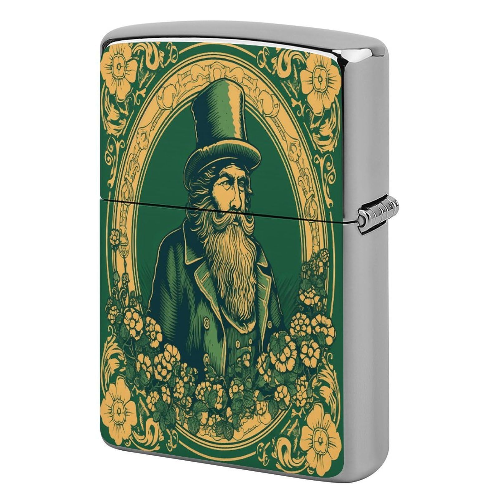 Btcowzrv Style Hand Drawn Characters Metal Lighter Case Sleeve Cover Holder