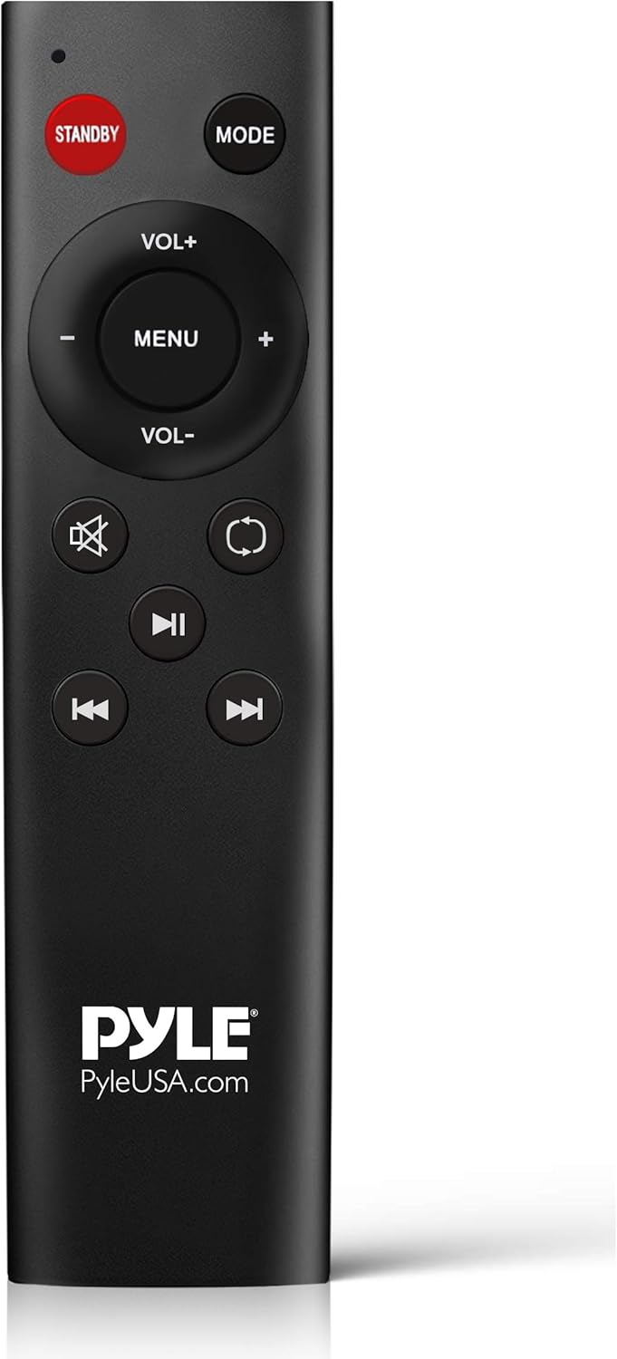 Pyle Compact & Lightweight Remote Control - Replacement Part, Requires 1.5V, (2) x ‘AAA’ Batteries, Suitable and Works with Pyle Model PPHP62LB- Pyle PRTPPHP62LBRC