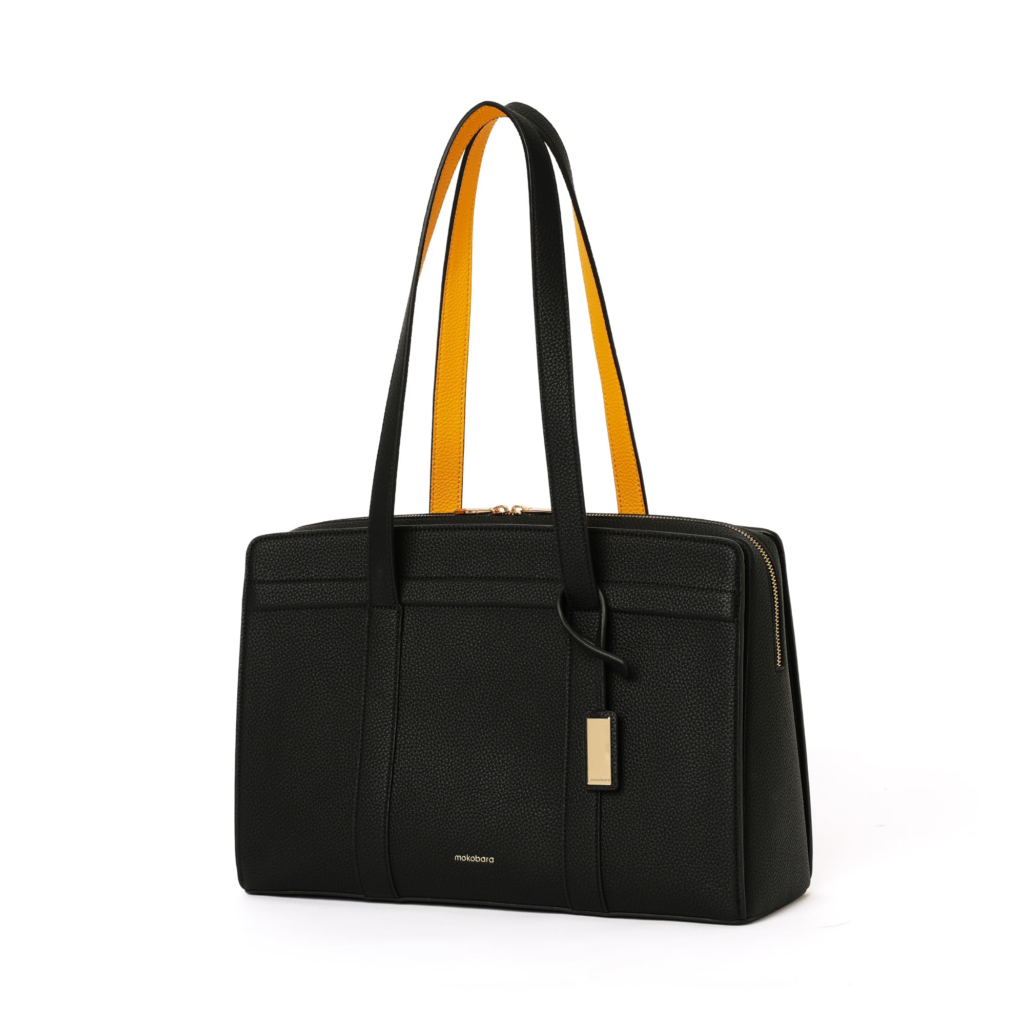 The Celeste Tote Bag | Lightweight for Daily use and Work with Luggage Sleeve and 14" Laptop Compartment with Magnetic closure for Women-image-0