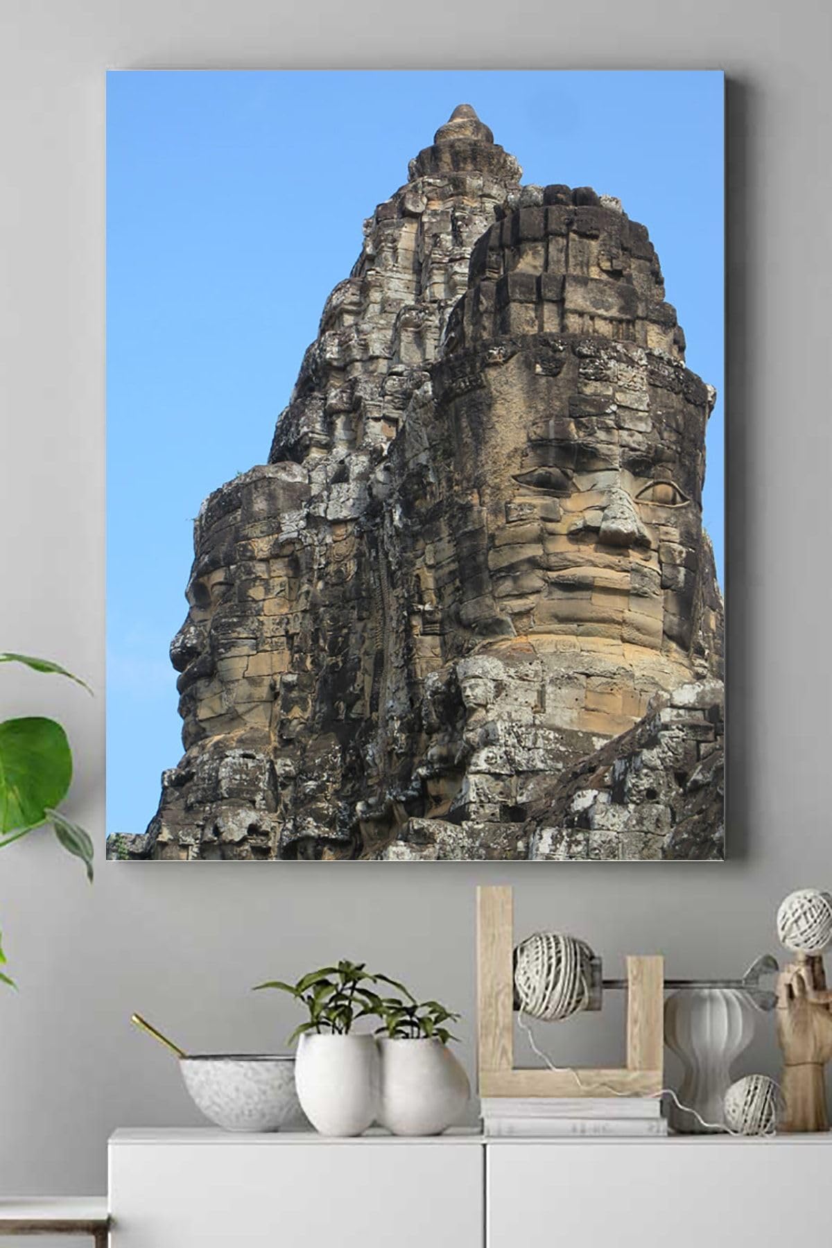 Postermanya (pster18070) Tapınak Kanvas Tablo 2 30 x 40