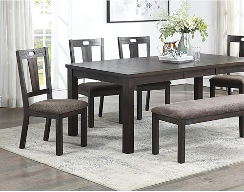 Miniatura 7 de Sillas de madera del diseño elegante simple Comedor 2pcs Sillas Asientos del amortiguador