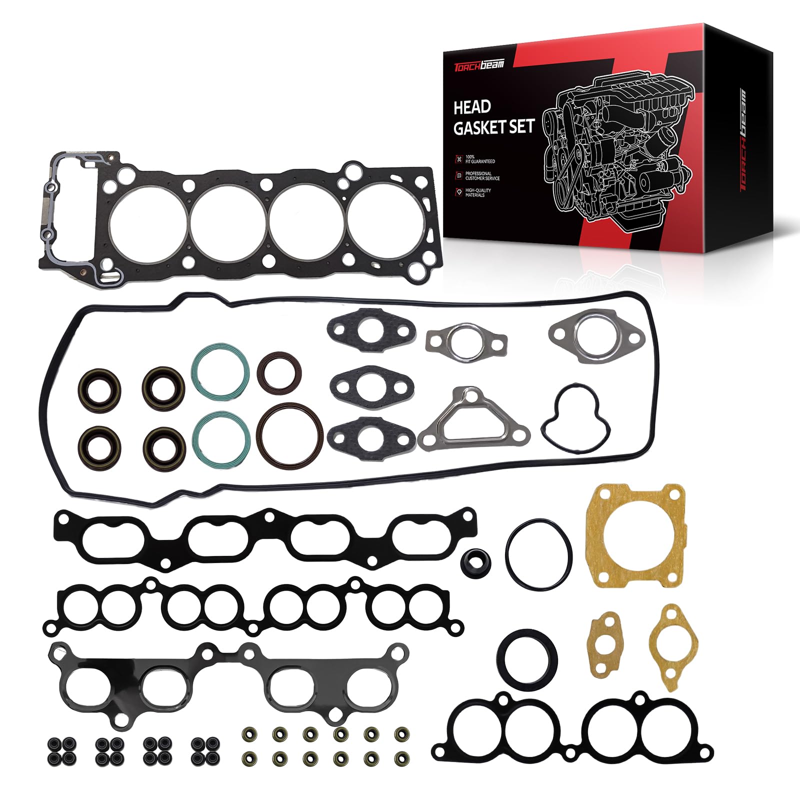 Torchbeam Head Gasket Set Fit for Toyota Tacoma 1995-2004 2.4L/2.7L