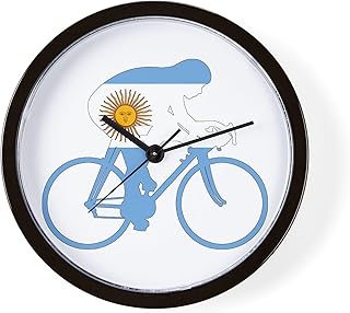 CafePress Argentina Cycling 10" Wall Clock for Livingroom, Kitchen, or Office