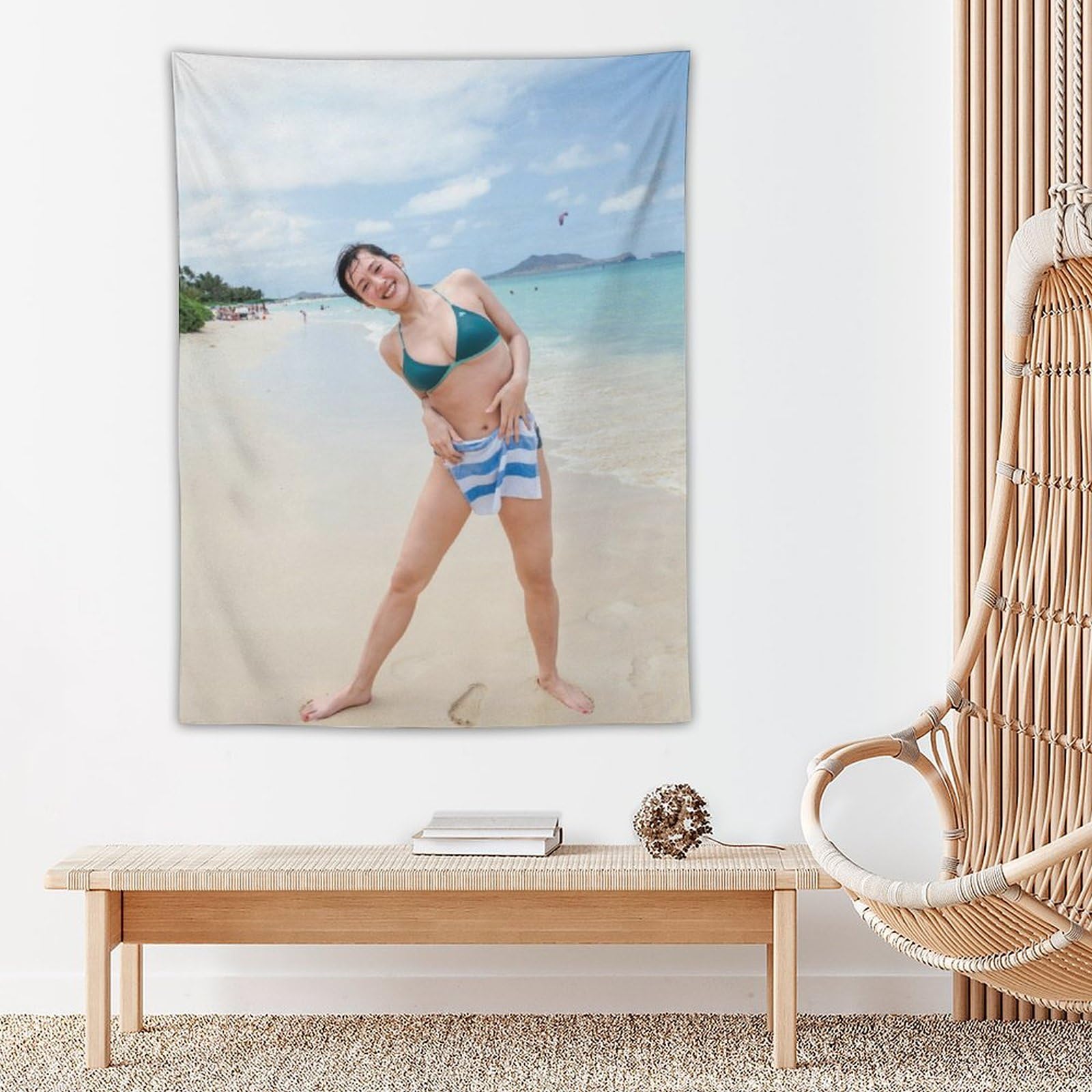 Amazon.co.jp: 綾瀬はるか 水着 タペストリー タペストリー アート