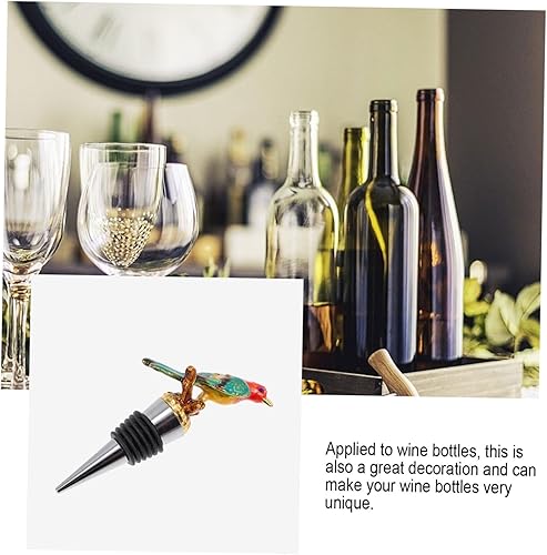 Miniatura 9 de TIDTALEO 1pc Cork Wine Bottle Tops Vaccum Sealer Wine Bottle Toppers Bird Bottle Stopper Stoppers Beverage Pourer Vacuum Wine Pourer Animal