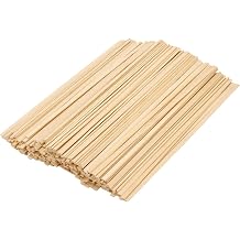 MANCHAP 300 PCS Bamboo Sticks, 15.7 x 3/8 Inch Long Wooden Craft Sticks for Craft DIY Projects Molding
