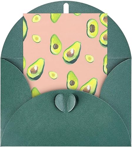 Miniatura 1 de Muchas imágenes de aguacate imprimen 4 "X6" tarjetas de felicitación en blanco, tarjetas de notas, cumpleaños, boda, fiesta, invitación