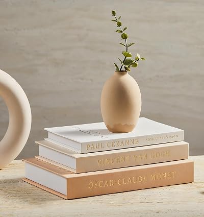 Aesthetic Decorative Books - Coffee Table Books Decor - Faux Decor Book Storage Box for Decoration - Set of 3 Linen Fake Book for Home Table Decor - Bedside Tables Decors - Home Room Bookshelf Decors