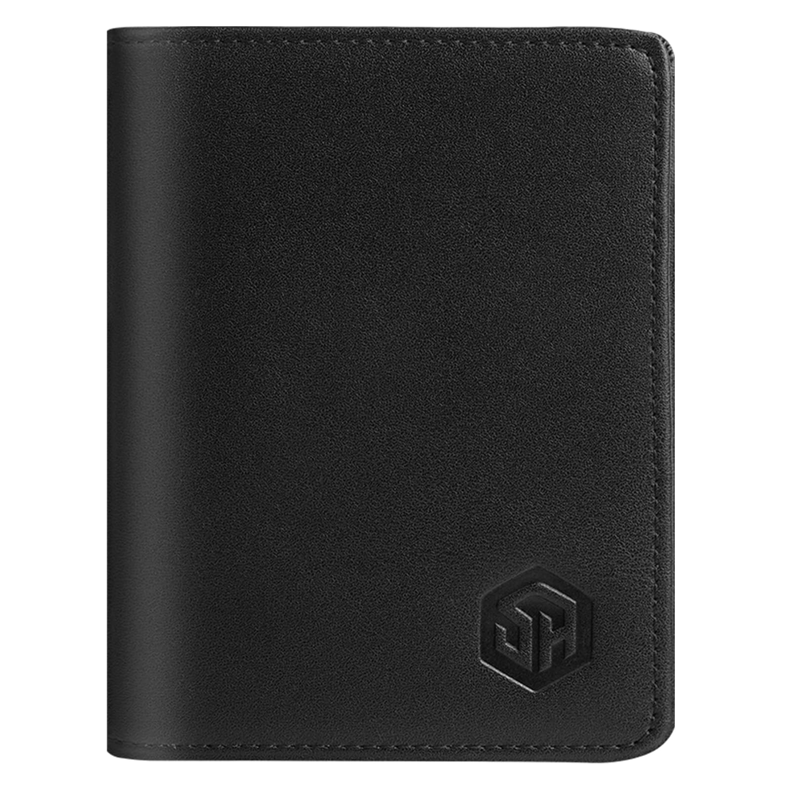 URAQT Fahrzeugschein Hülle, Card Wallet Ultradünne, KFZ Schein Unisex mit Kartenfächern, Kartenhülle Reisepasshülle für KFZ Fahrzeugschein, Ausweis, Karten Schwarz PU