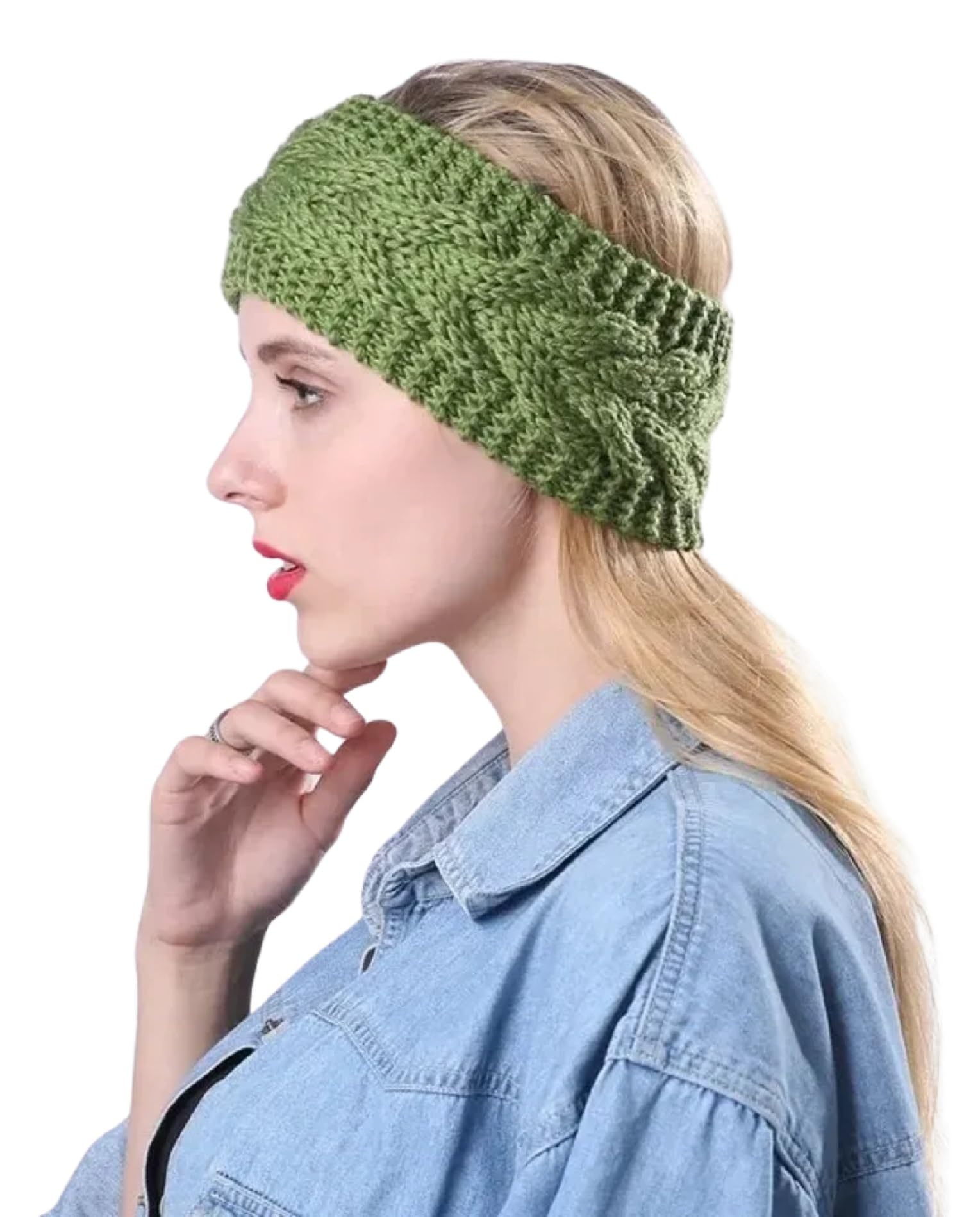 Zacharias Womens Winter Woolen Knitted Headband (Pack of 1) (Green_Free Size) (B0CKN1GGJ1) Amazon Price History, Amazon Price Tracker