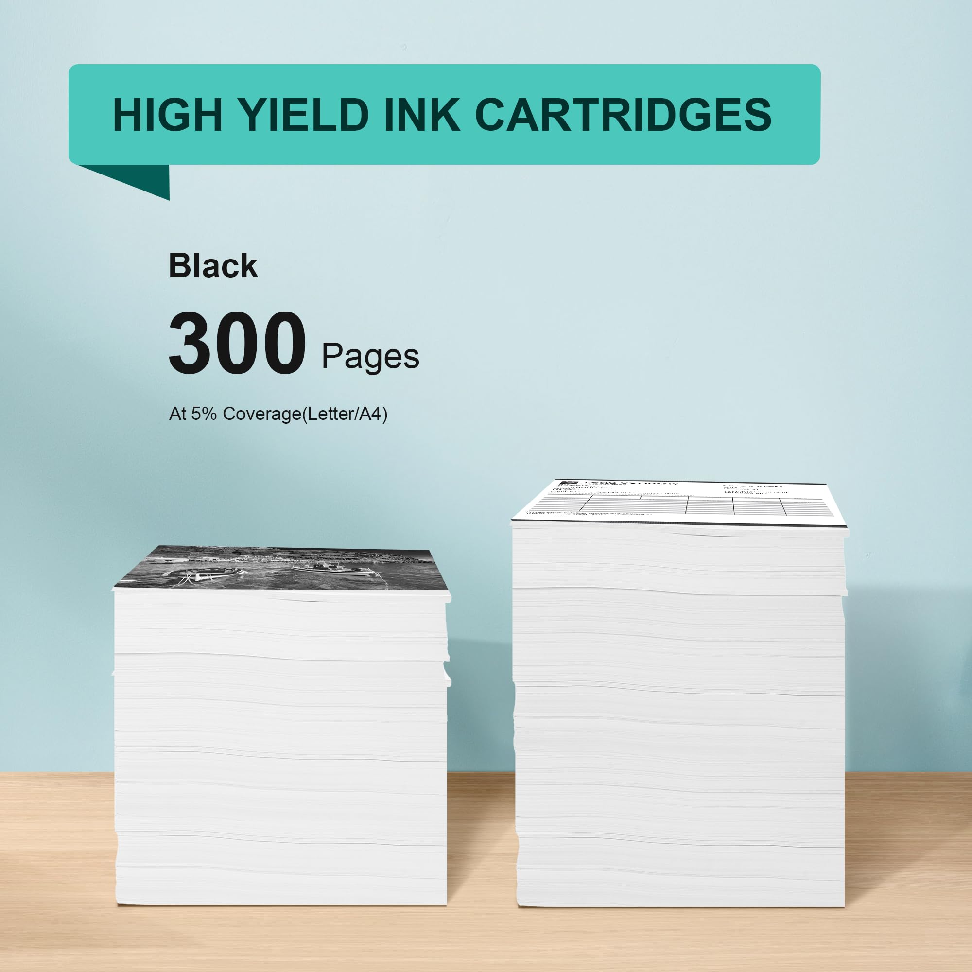 LOFBLAT 304XL Cartucce d'inchiostro per HP 304 304XL Nero per Envy 5030 5010 5020 5032 5050 per Deskjet 2620 2622 3760 3762 3750 3720 2630 2632 2633 3700 3733 3730 (Nero, 2-Pack)