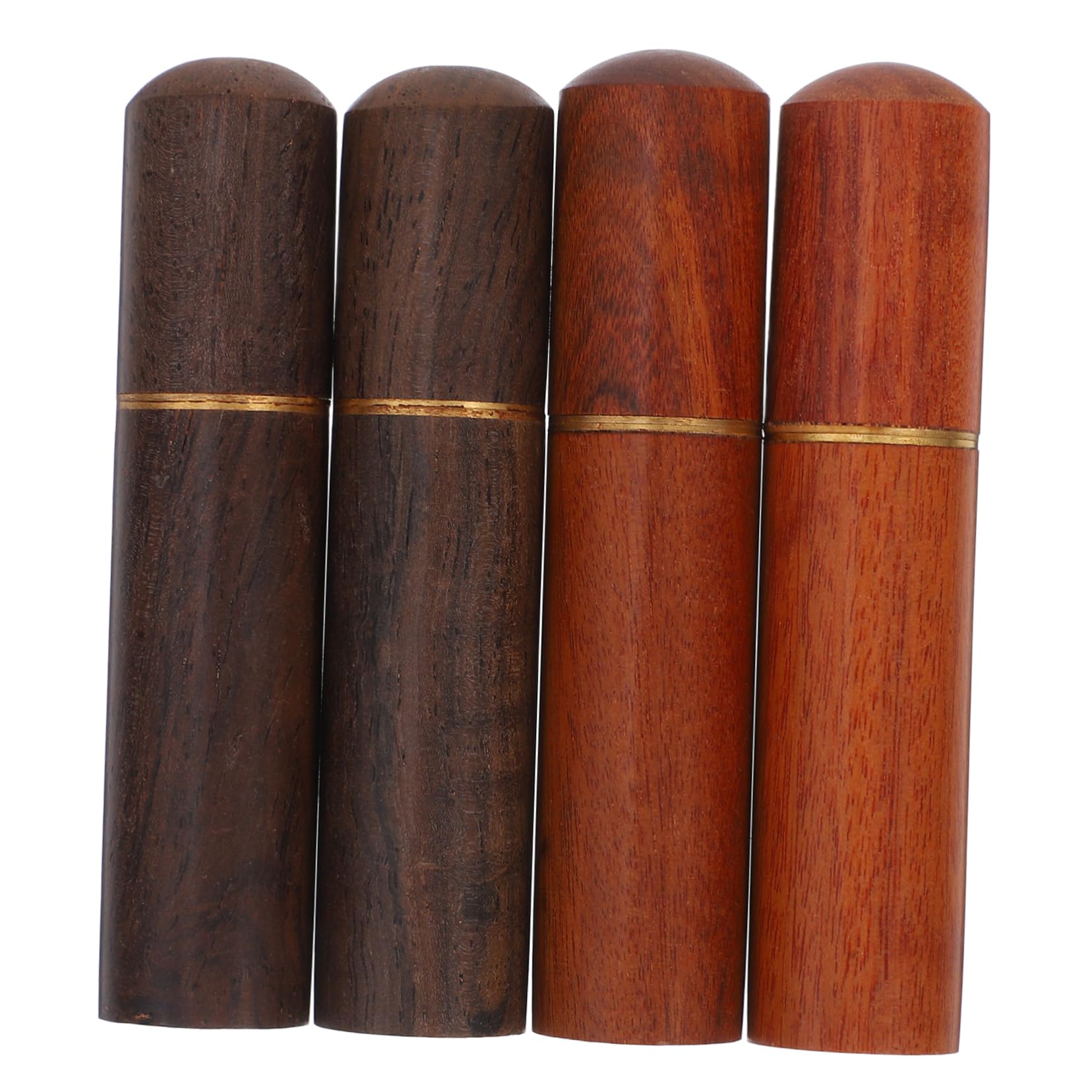 ARTIBETTER 4Pcs Wooden Needle Container Needle Organizer for Crafts for Knitting Cross Stitch and Sewing Projects Portable Storage