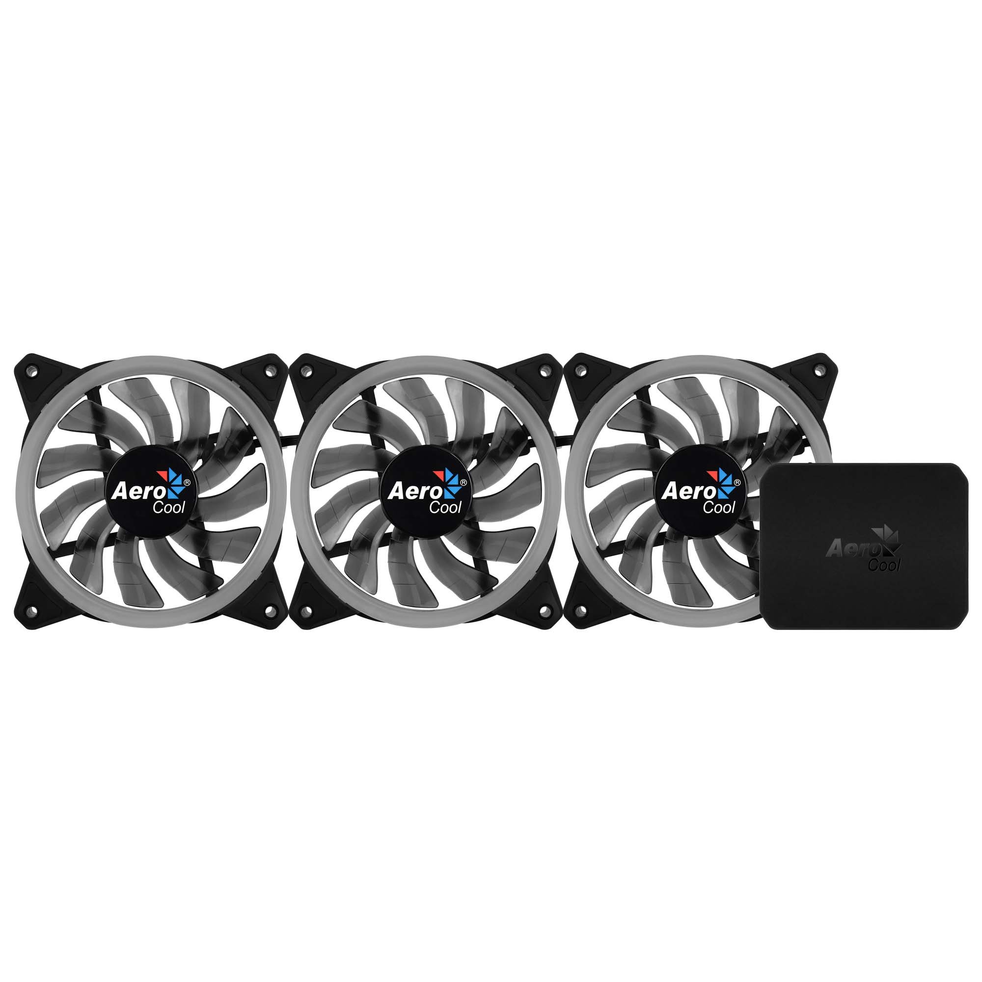 Aerocool Rev RGB Pro Case per computer Ventilatore 12 cm Nero