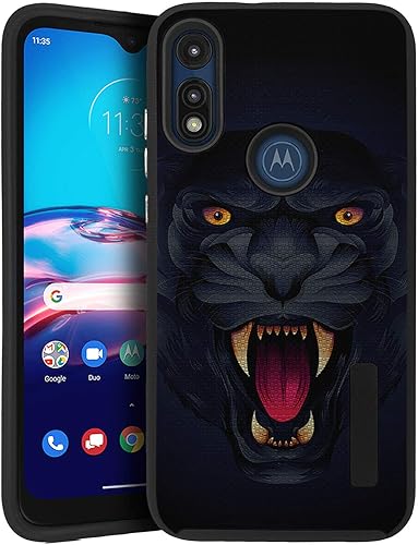 CasesOnDeck - Carcasa de goma para Motorola Moto E de 7 GeneraciónMoto E 2020 Grip Tactical