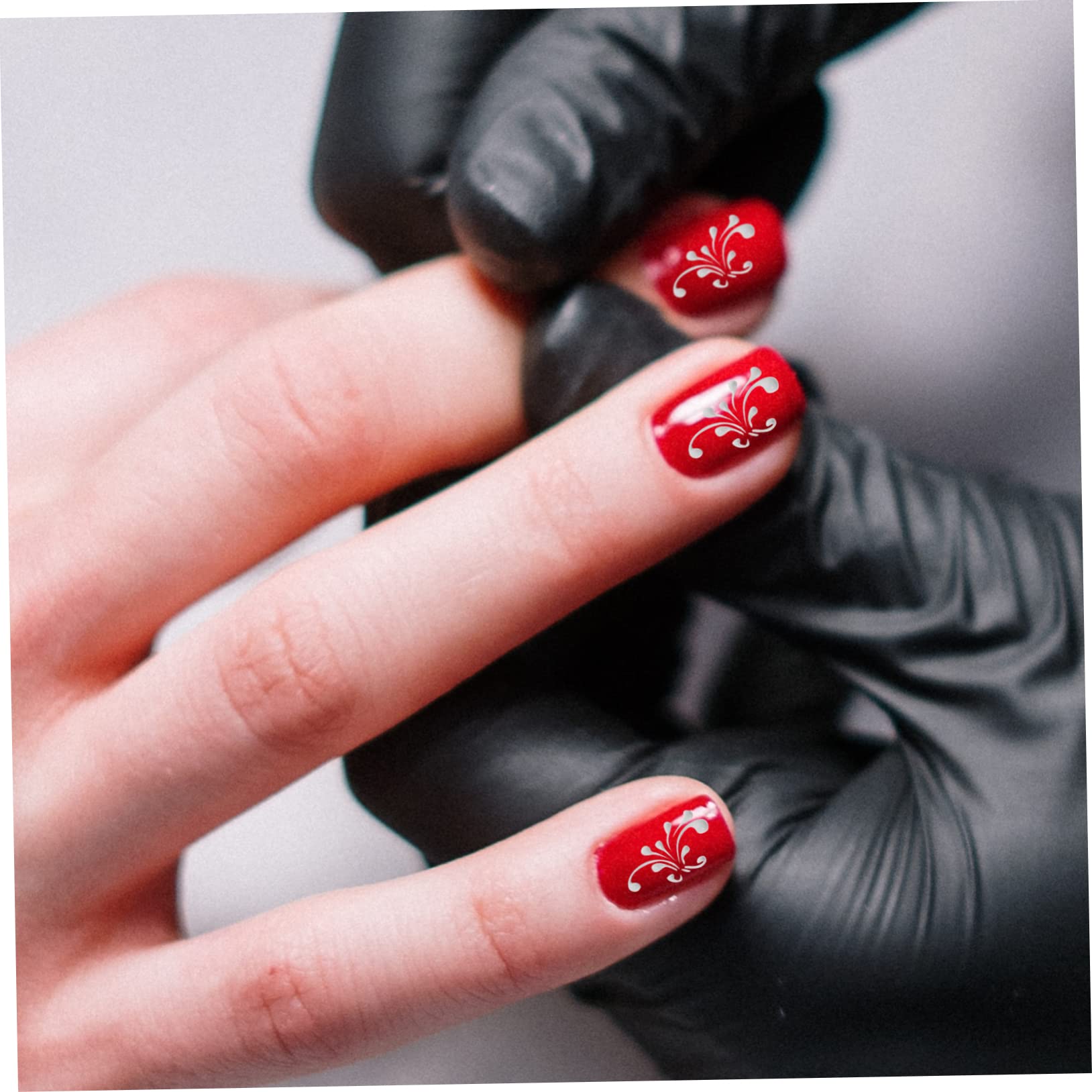 VICASKY 5 Set Adesivi Per Unghie Floreali Impermeabili Per Nail Art Decorazioni Per Unghie E Dita Per Speciali 8 Fogli*5