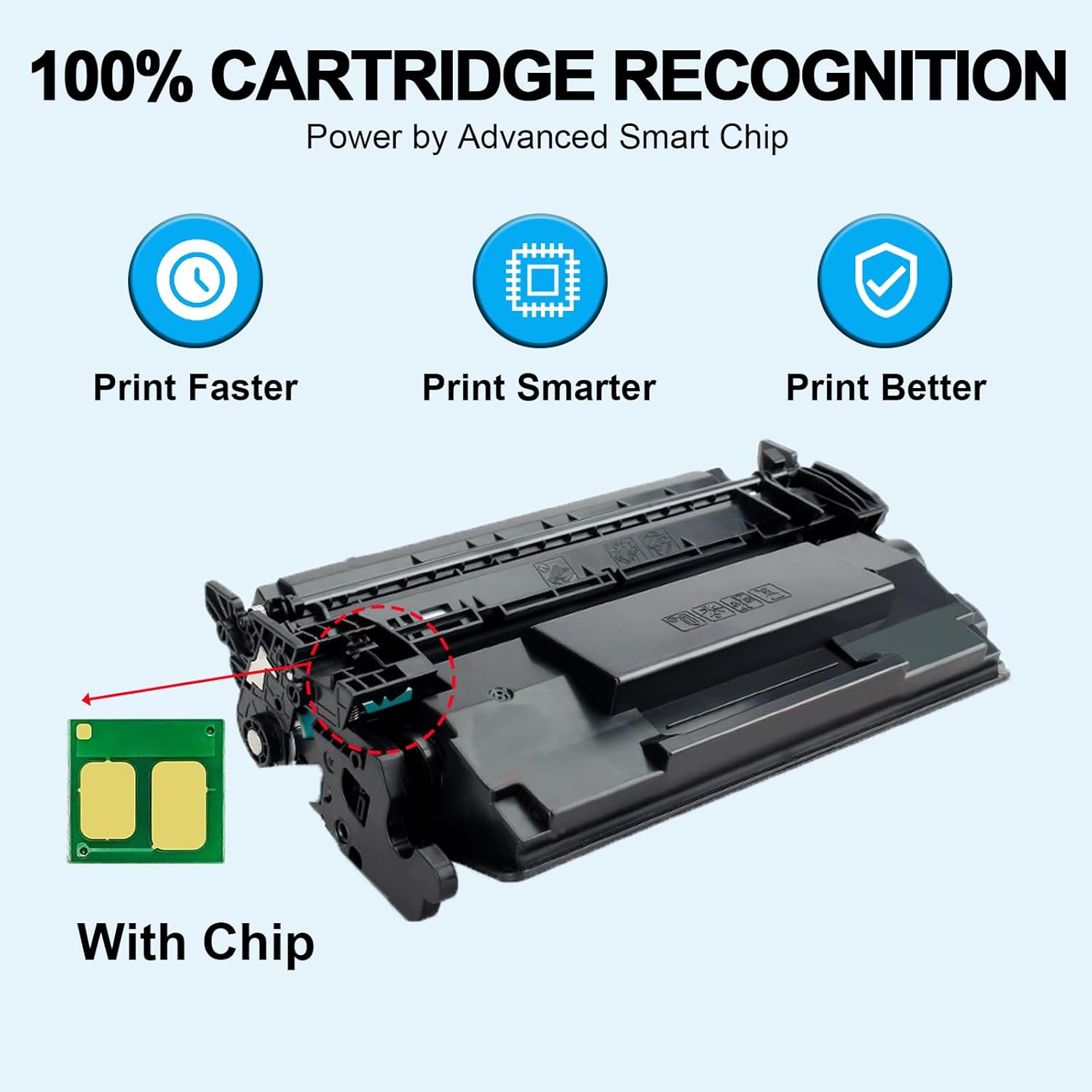 T08 T-08 3010C005AA Toner Cartridge High-Yield Replacement for Canon ImageCLASS 1238i LBP1238 MF1238 XMF1238 MFP XLBP1238 Printer with chip (bk-12,000 Pages)