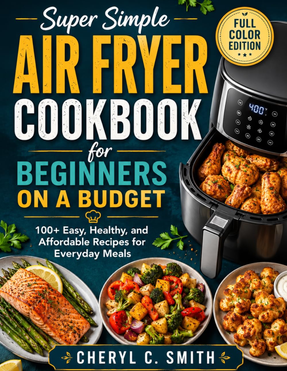 Super Simple Air Fryer Cookbook for Beginners on a Budget: 100+ Easy, Healthy, and Affordable Recipes for Everyday Meals