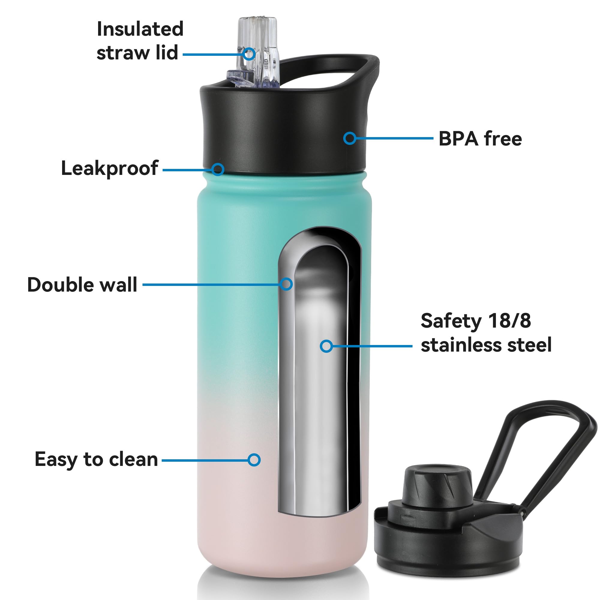 20 oz tumblers bulk PYD Life 24 Pack Sublimation Tumbler Blanks Skinny 20 oz White Straight Bulk Stainless Steel Tumbler with Metal Straw and Lid for Tumbler Heat Press