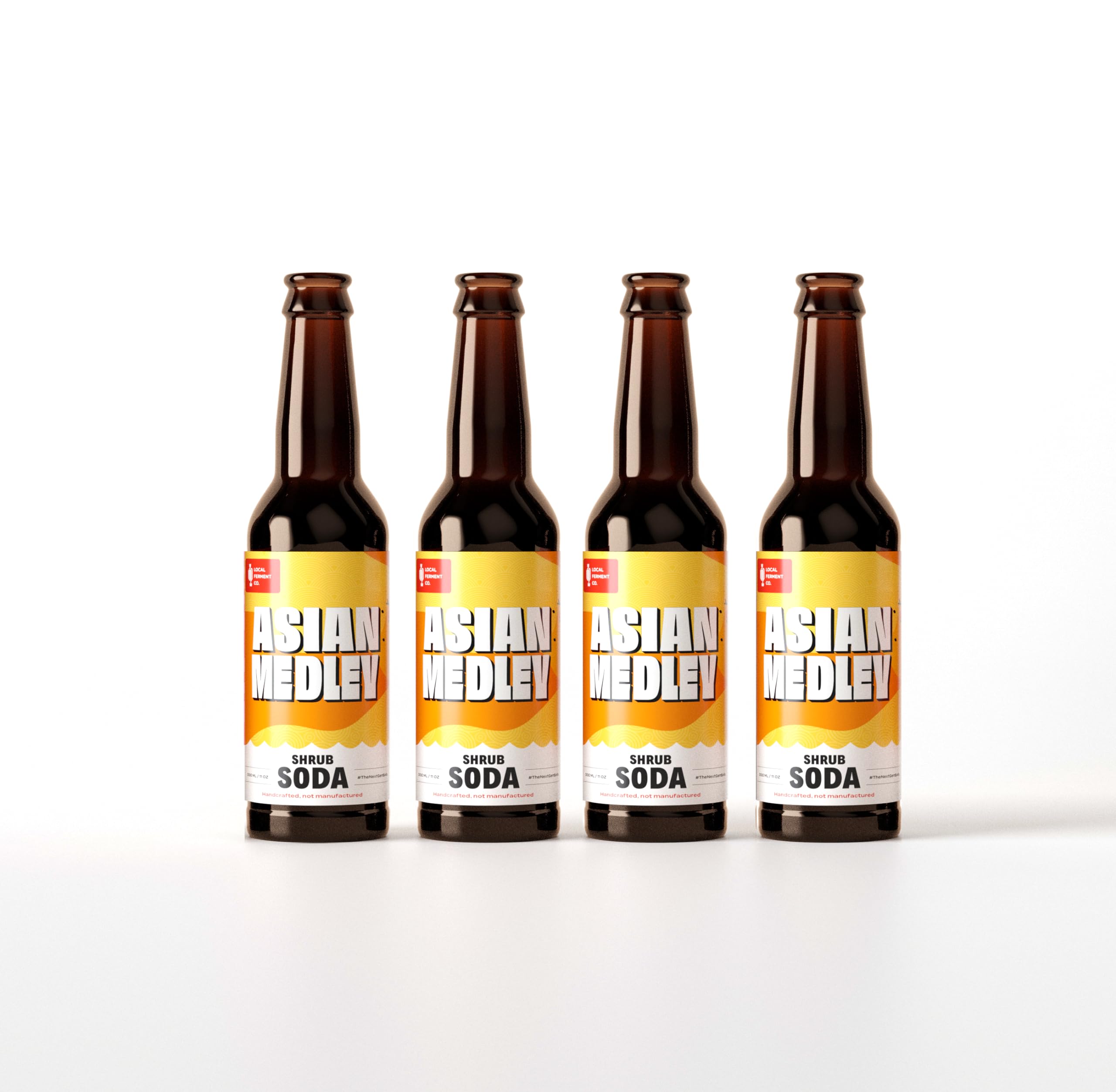 Local Ferment Co. Shrub Soda - Asian Medley Flavour Pack of 4 (330ml each) | Real fruit | Zero Preservatives | Goodness of Vinegars | Cleanest Soft Drink (B0D1FRBFMJ) Amazon Price History, Amazon Price Tracker
