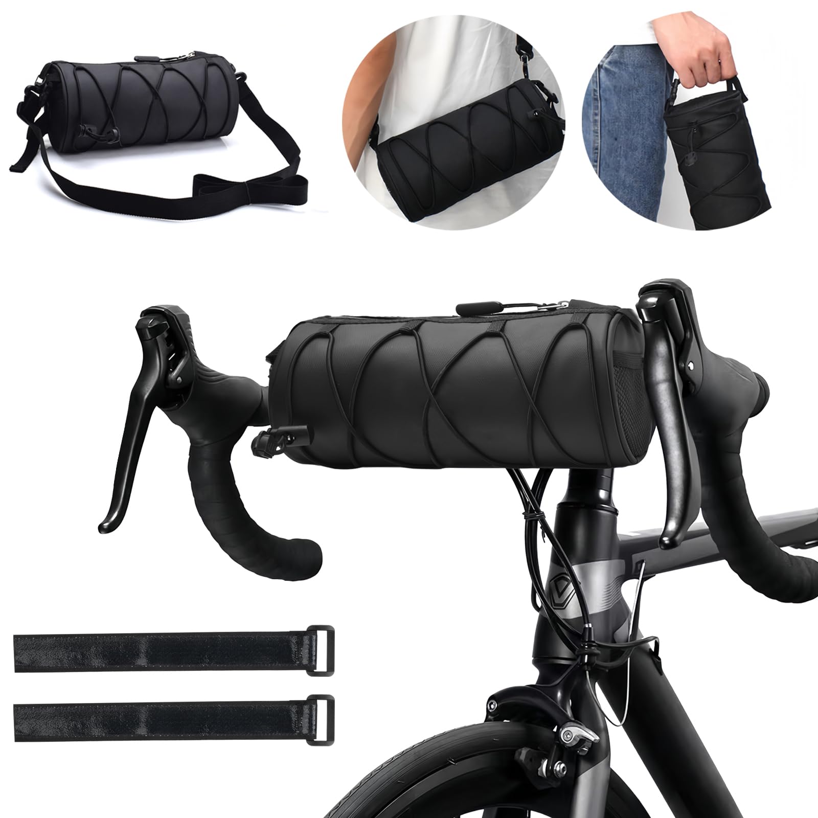 Borsa Bici Bambini Borsa Manubrio Bicicletta Bambini - Cestino Anteriore Con Decorazioni Colorate Accessori Biciclette - Foto 13