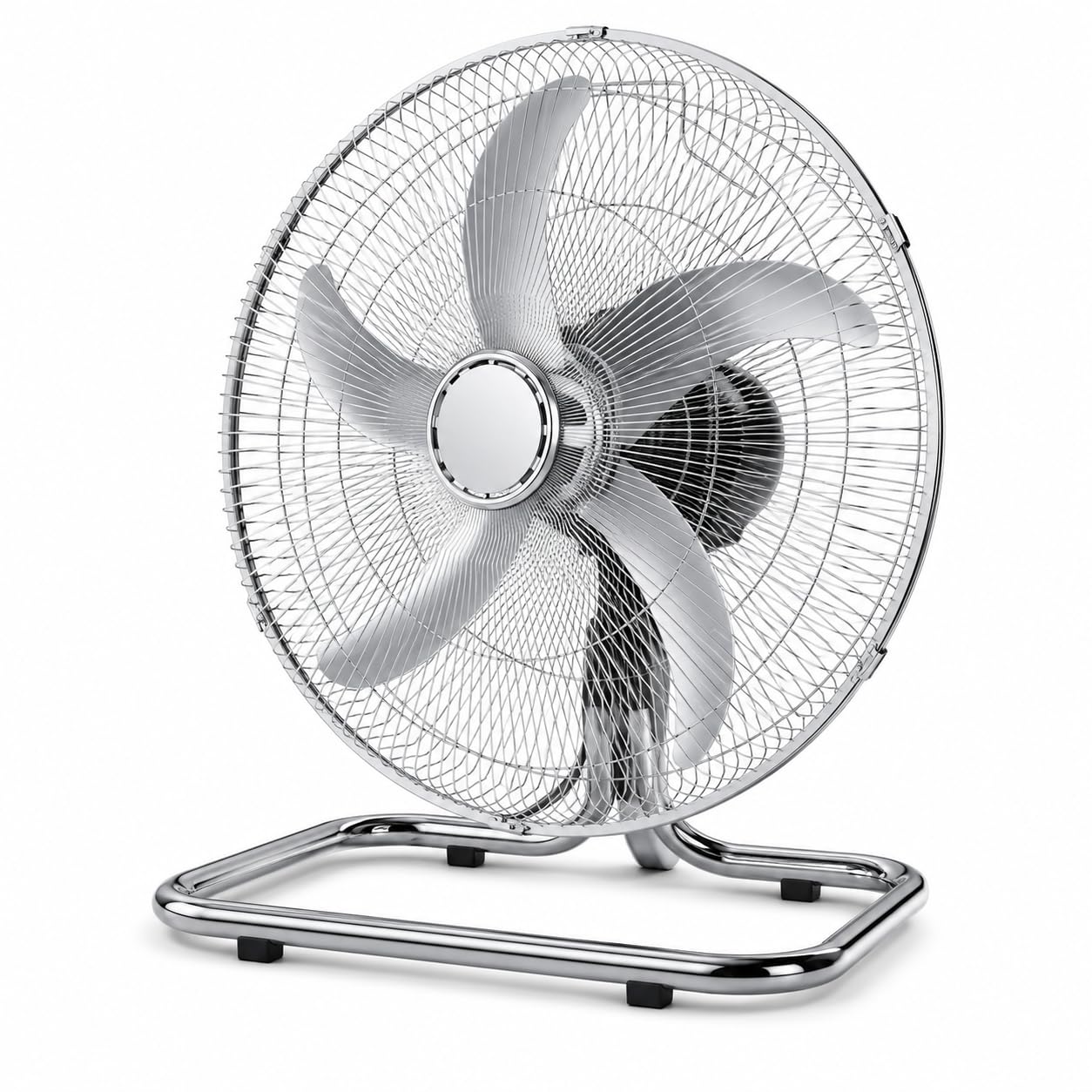 Ventilatore a Piantana 3 in 1 Silenzioso 60W, Ventilatore Tavolo Muro con Altezza Regolabile 125 cm, Oscillazione 90°, 3 Velocità, Timer, Pale Acciaio 40 cm, Casa Ufficio