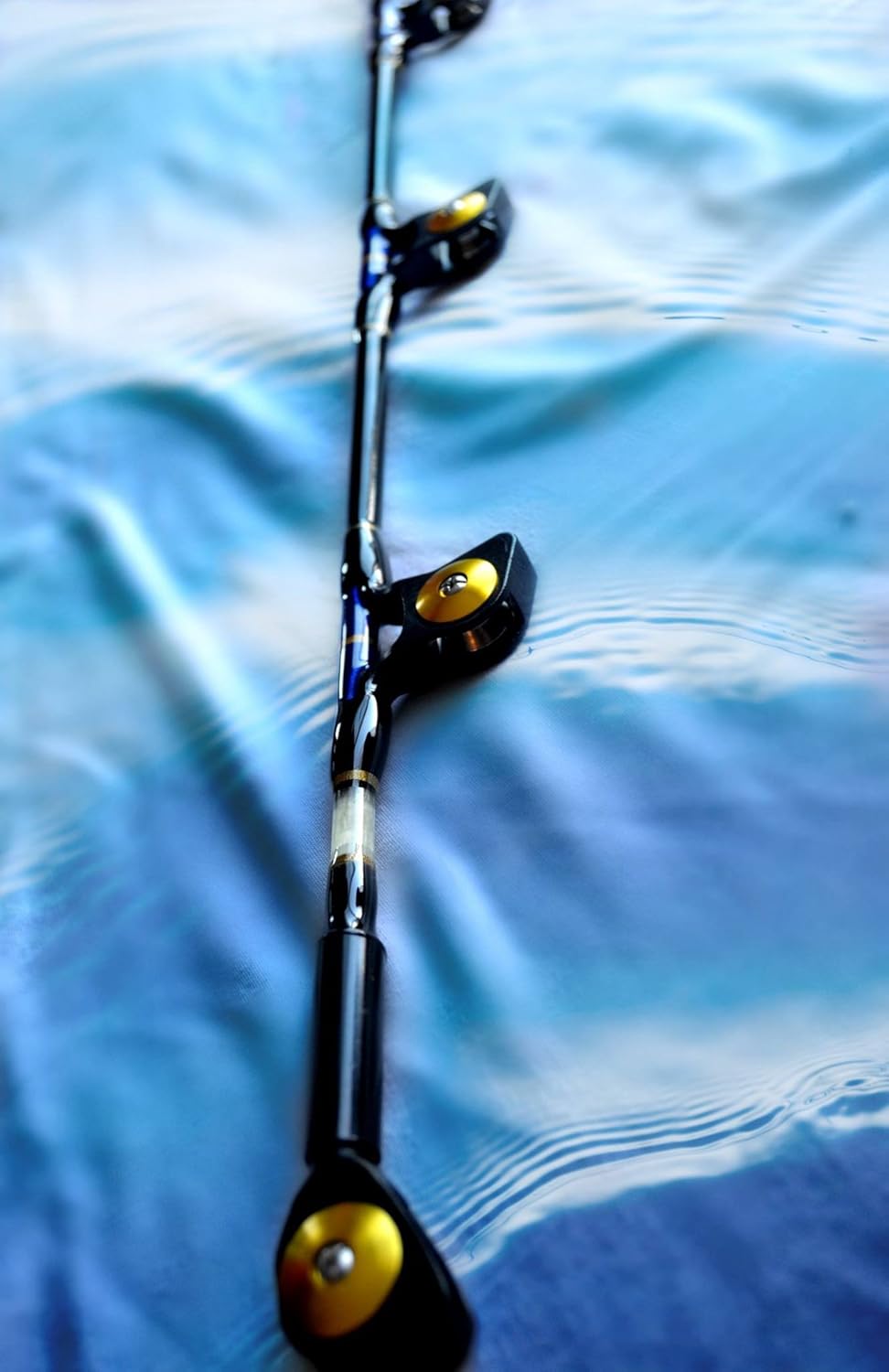 OKIAYA Venom PRO Bent Butt Fishing Rod 50-80LB. The REEPER with Eliminator PAC Bay Guides