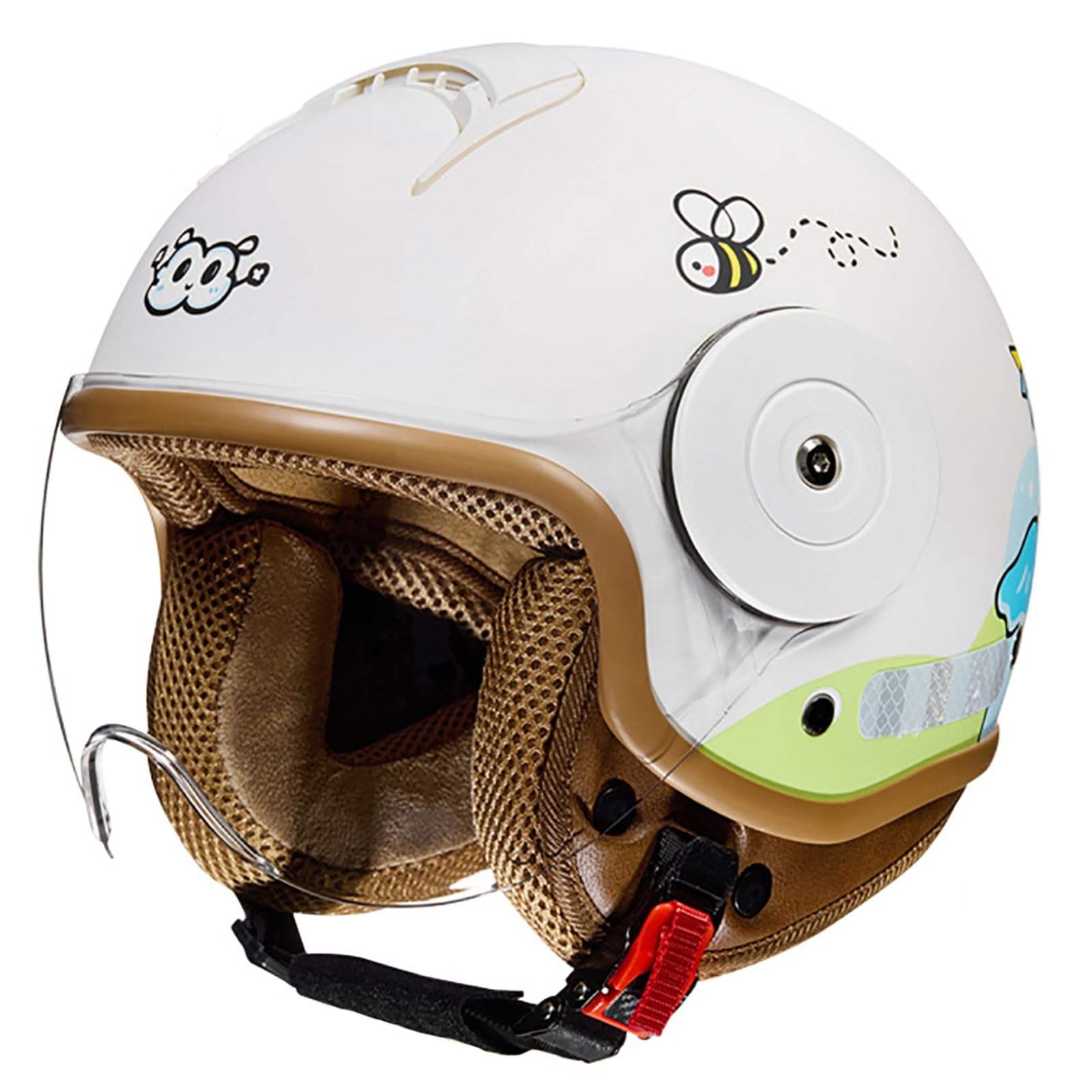 Casco Infantil De Seguridad para Niños Casco De Bicicleta Multideporte para Ciclismo Scooter Casco De Dibujos Animados para Niños Mayores De 2 Años