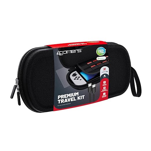 4Gamers Handheld Console Travel Kit Compatible with Switch 2, Durable and Lightweight