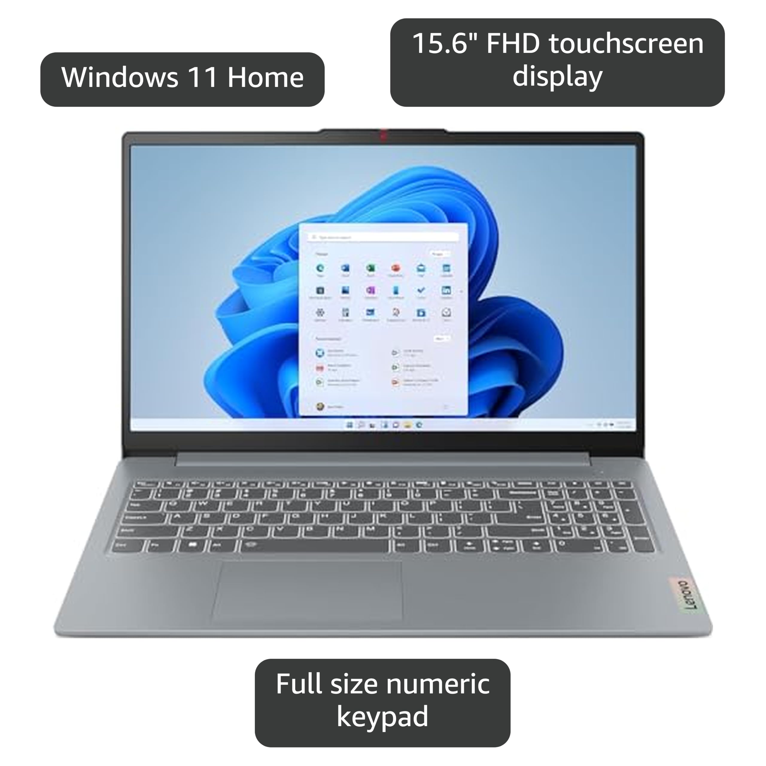 Amazon.com: Lenovo IdeaPad Slim 3 15ABR8 Laptop / 15.6