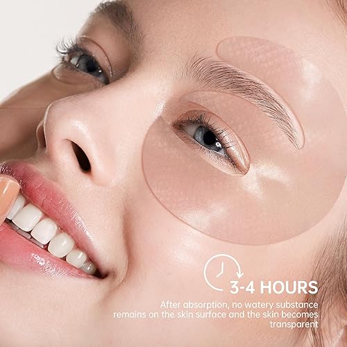 Miniatura 4 de Novoy 15 Pares de Parches de Ojos Profundos de Bio-Colágeno Real - Parches de Ojos de Retinol 6-en-1 para la Noche para Ojeras, Hinchazón y Arrugas