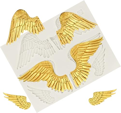 Miniatura 9 de IKOJING Moldes de fondant de marco barroco, paquete de 5, mini marcos de fotos para retratos, flores, moldes de silicona para decoración de