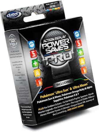 Action Replay 3DS PowerSaves Pro 2020 Box Edition Nintendo 3DS XL/3DS & 2DS, New 2DS XL, New 2DS [nintendo_3ds]