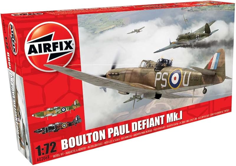 A02069 Kit de modelos de plástico Boulton Paul Defiant MK I (escala 1:72)