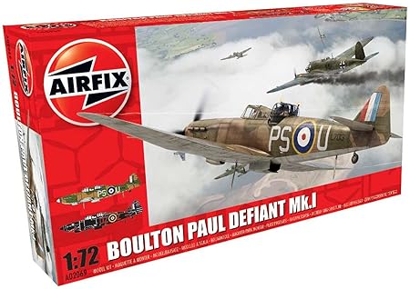 Airfix A02069 Boulton Paul Defiant MK I Plastic Model Kit (1:72nd Scale)