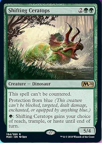 Magic The Gathering - Shifting Ceratops - Juego básico 2020