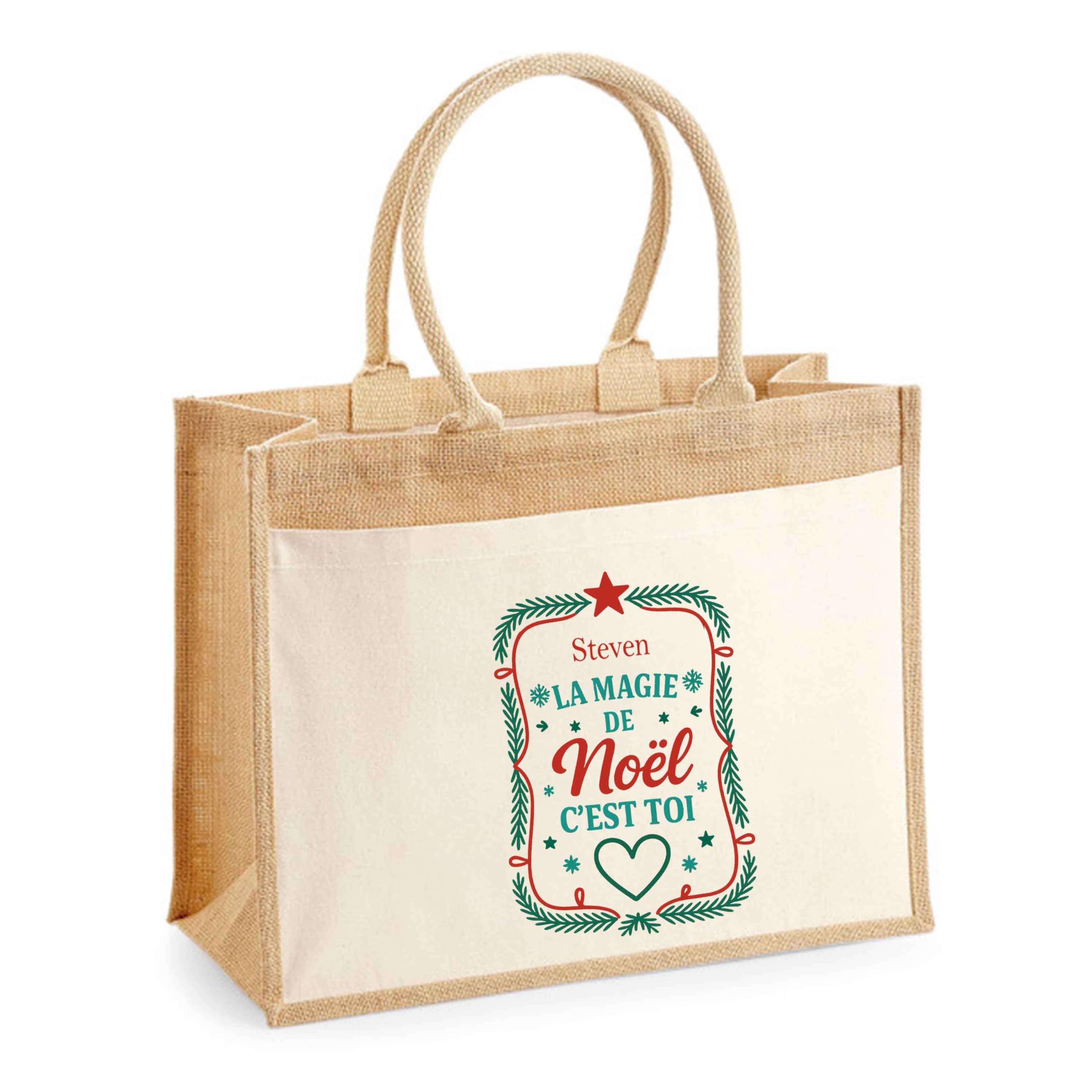 Sac shopping rectangle pour éviter les pannes d'idées de cadeau de Noël - 8