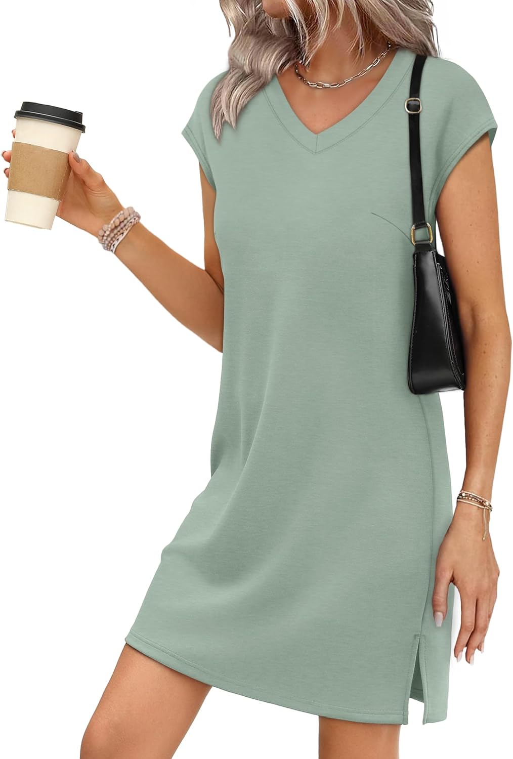 Sampeel Dresses for Women 2026 Sundresses Fashion Clothing Summer Casual Business Elegant Classy Work Clothes Vacation Dress