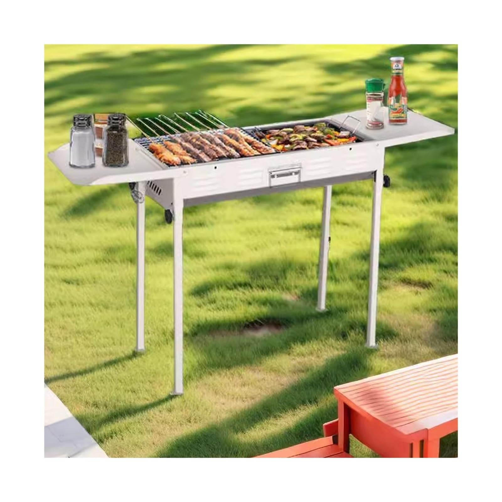 Przenośny grill Kuchenka zewnętrzna składana przenośna domowa kuchenka do grillowania na kempingu
