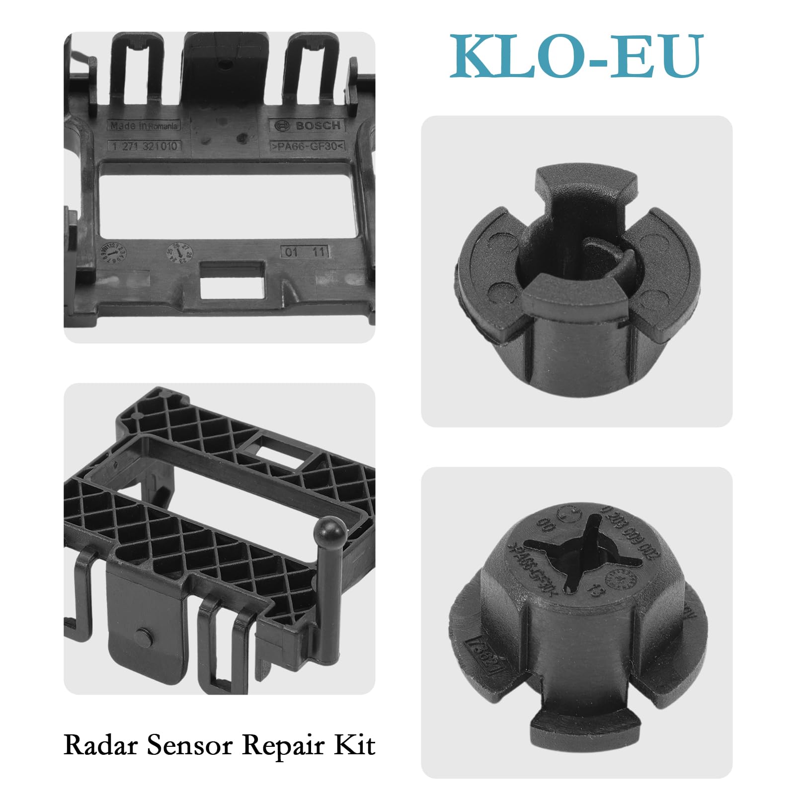 Kit di riparazione sensore radar 5G0998561 compatibile con LEON Golf MK7 e-Golf A3 Polo Fabia Toledo Octavia 5Q0907699