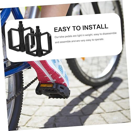 Miniatura 8 de BCOATH 2 unids bicicleta de carretera Pedal plano Accesorios de bicicleta MTB Pedal antideslizante Pedales de bicicleta de montaña Pedales de