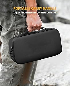 Jump Starter with Air Compressor - 4000A 12V Battery Jumper Starter Portable (7.0L Gas/ 6.0L Diesel) with 160PSI Tire Inflator, 10000mAh Jump Box Car Battery Jump Starter, Jumper Cables, LED Light