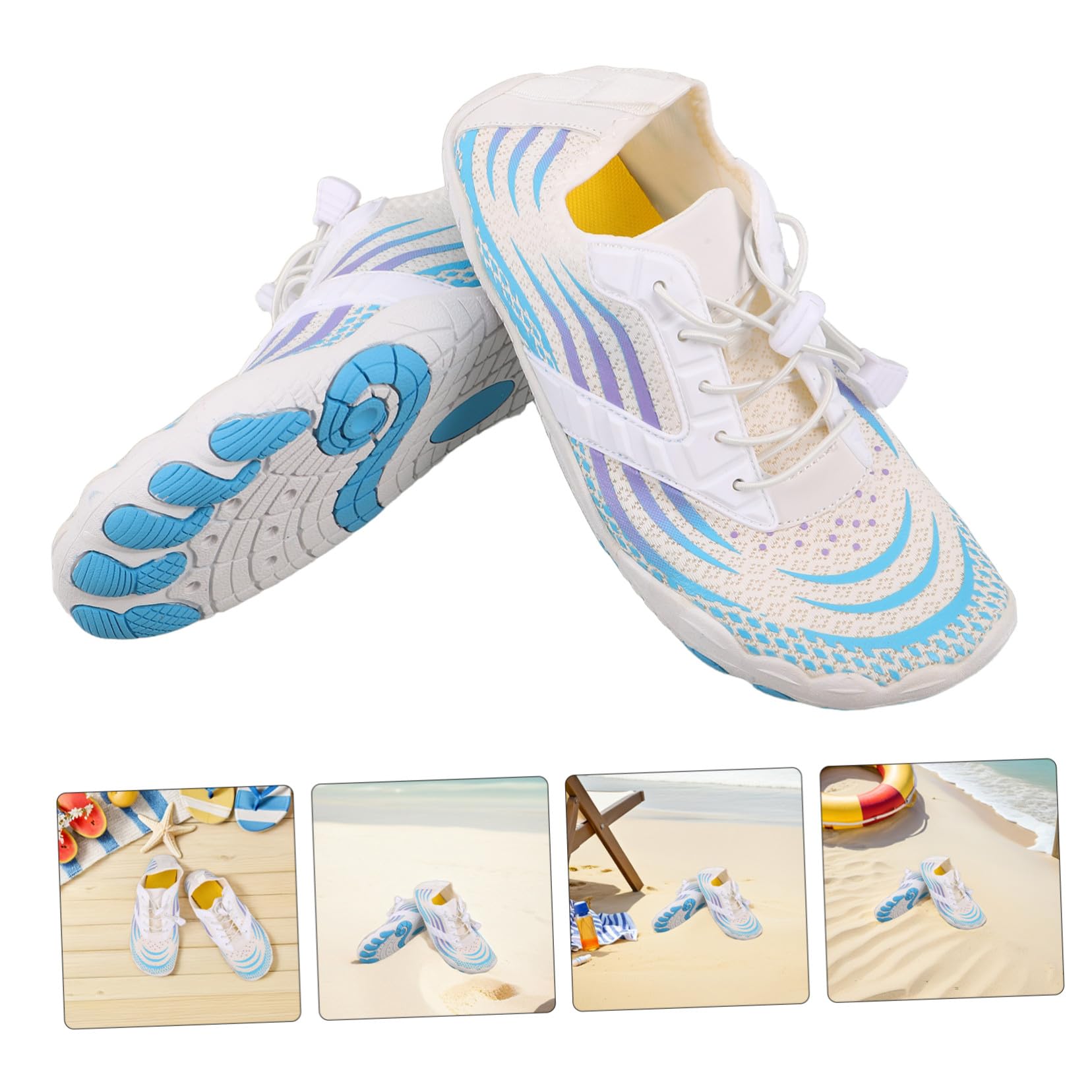 HEMOTON Scarpe da Acqua Uomini Donne Calzini Nudi Piscina Fiume Oceano Scarpe da Acqua Uomo Donna Calzini Nudi Piscina Fiume Oceano da Uomo Donna