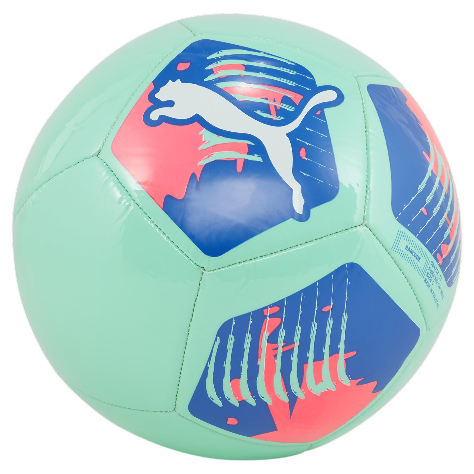 PUMA Big Cat ball, Electric Peppermint-bluemazing-sunset Glow, 5